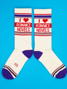 Gumball Poodle - I ❤️ Romance Novels Gym Crew Socks