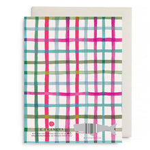Load image into Gallery viewer, Happy Plaid Thank You Card

