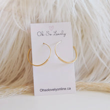 Load image into Gallery viewer, Oh So Lovely - Minimalist Hoop Earrings
