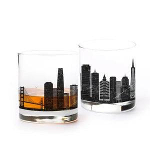 San Francisco Skyline Whiskey Glass