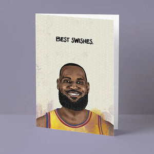 Lebron James Best Swishes Card