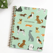 Load image into Gallery viewer, Dogs Spiral Notebook
