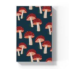 Load image into Gallery viewer, Denik - Navy Mushrooms Classic Layflat Notebook
