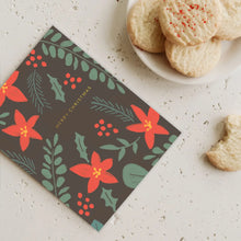 Load image into Gallery viewer, Merry Christmas Poinsettia Card
