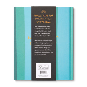 So Lucky You’re My Dad - A Unique Fill-In Gift Book for Dad