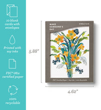 Load image into Gallery viewer, Citrus Bouquet Boxed Blank Note Cards
