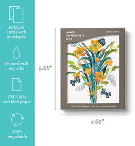 Citrus Bouquet Boxed Blank Note Cards