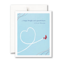 Load image into Gallery viewer, “…a happy thought, and a grateful heart.“ —Clint Walker
