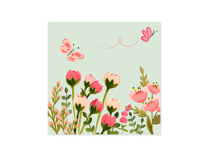 Botanical Cat Pop-Up Greeting Card