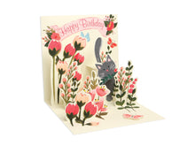 Load image into Gallery viewer, Botanical Cat Pop-Up Greeting Card
