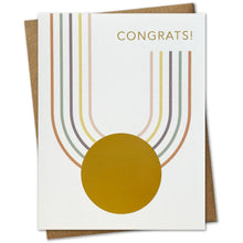 Load image into Gallery viewer, Luxe | Gold Foil Mid-Century Modern Congradulations Card
