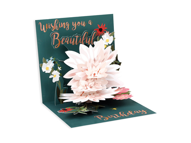 Beautiful Birthday Pop-Up Greeting Card