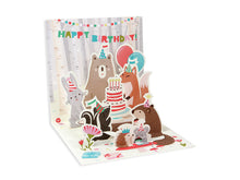 Load image into Gallery viewer, Woodland Animals Pop-Up Greeting Card
