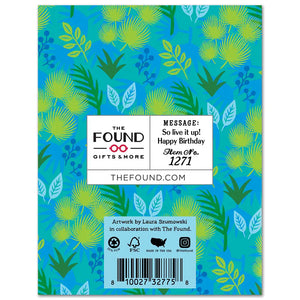 White Lotus - Parker Posey Live It Up Birthday Card