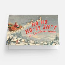 Load image into Gallery viewer, Ho Ho Ho-ly Shit  Christmas Card
