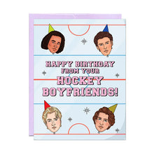 Load image into Gallery viewer, Birthday Hockey Boyfriends Card
