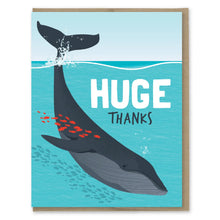 Load image into Gallery viewer, Huge Thanks Whale Card
