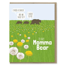 Load image into Gallery viewer, Momma Bear Card
