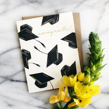 Load image into Gallery viewer, Grad Hats Congrats Card
