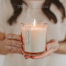 Load image into Gallery viewer, Sweet Water Decor - Sandalwood Rose Soy Candle Tinted Glass Jar 12oz
