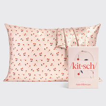 Load image into Gallery viewer, Kitsch - Satin Pillowcase - Cherry Print
