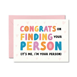 It's Me, I'm Your Person Card
