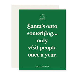 Visit Once A Year Card