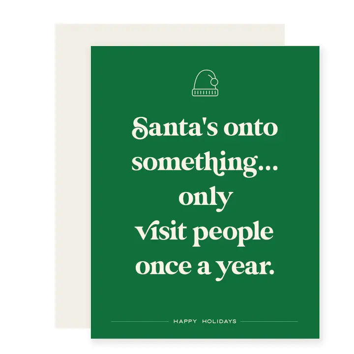 Visit Once A Year Card
