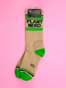 Gumball Poodle - Plant Nerd Gym Crew Socks