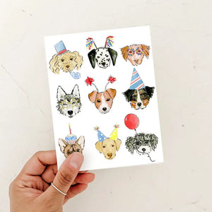 Birthday Dogs Card