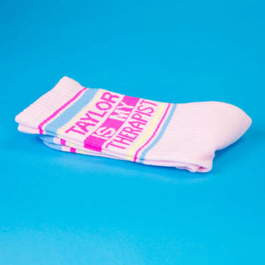 Gumball Poodle - Taylor Is My Therapist Gym Crew Socks