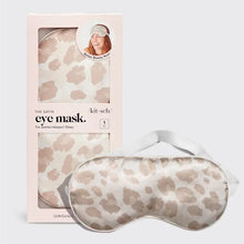 Load image into Gallery viewer, Satin Sleep Eye Mask - Leopard
