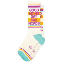 Load image into Gallery viewer, Gumball Poodle - Good Moms Say Bad Words Gym Crew Socks
