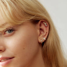 Load image into Gallery viewer, Lover's Tempo - Floral Climber Earrings
