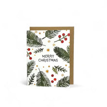 Load image into Gallery viewer, Evergreen Christmas Card
