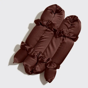 Kitsch - Xl Satin Heatless Curling Set - Chocolate