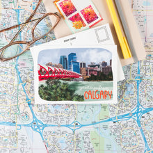 Load image into Gallery viewer, Greetings from Calgary (Peace Bridge) Postcard
