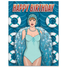 Load image into Gallery viewer, Taylor Swift - Pop Star Nautical Birthday Card
