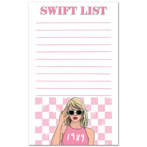 Taylor Swift - Swift List - Notepad