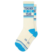 Load image into Gallery viewer, Gumball Poodle - Teacher of the Year Gym Crew Socks
