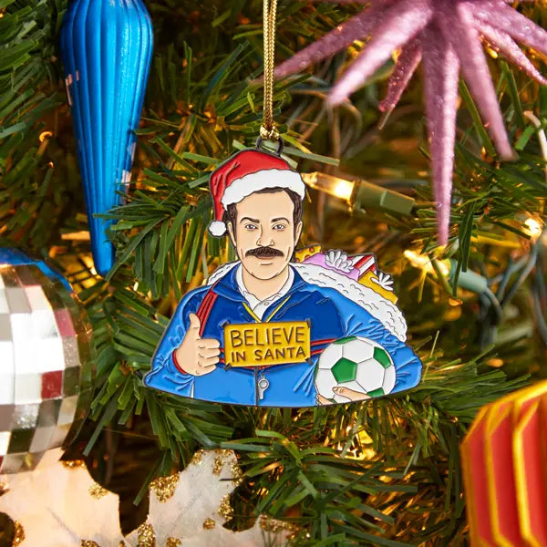 Ted Lasso Believe Enamel Ornament