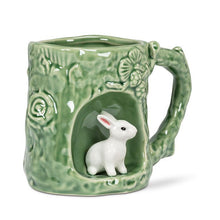 Load image into Gallery viewer, Tree Look Mug with Bunny

