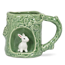 Load image into Gallery viewer, Tree Look Mug with Bunny

