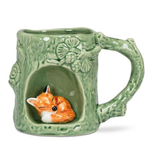 Load image into Gallery viewer, Tree Look Mug with Fox
