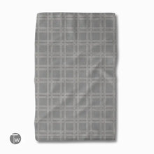 Load image into Gallery viewer, Fuckity Plaid Illusion Kitchen Tea Towel
