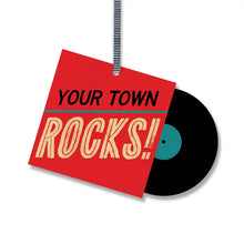 Load image into Gallery viewer, Marda Loop Rocks Vinyl Record Wood Ornament
