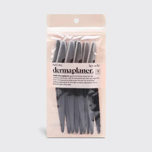 Kitsch - Eco-Friendly Dermaplaner 12 Pack - Black