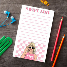 Load image into Gallery viewer, Taylor Swift - Swift List - Notepad
