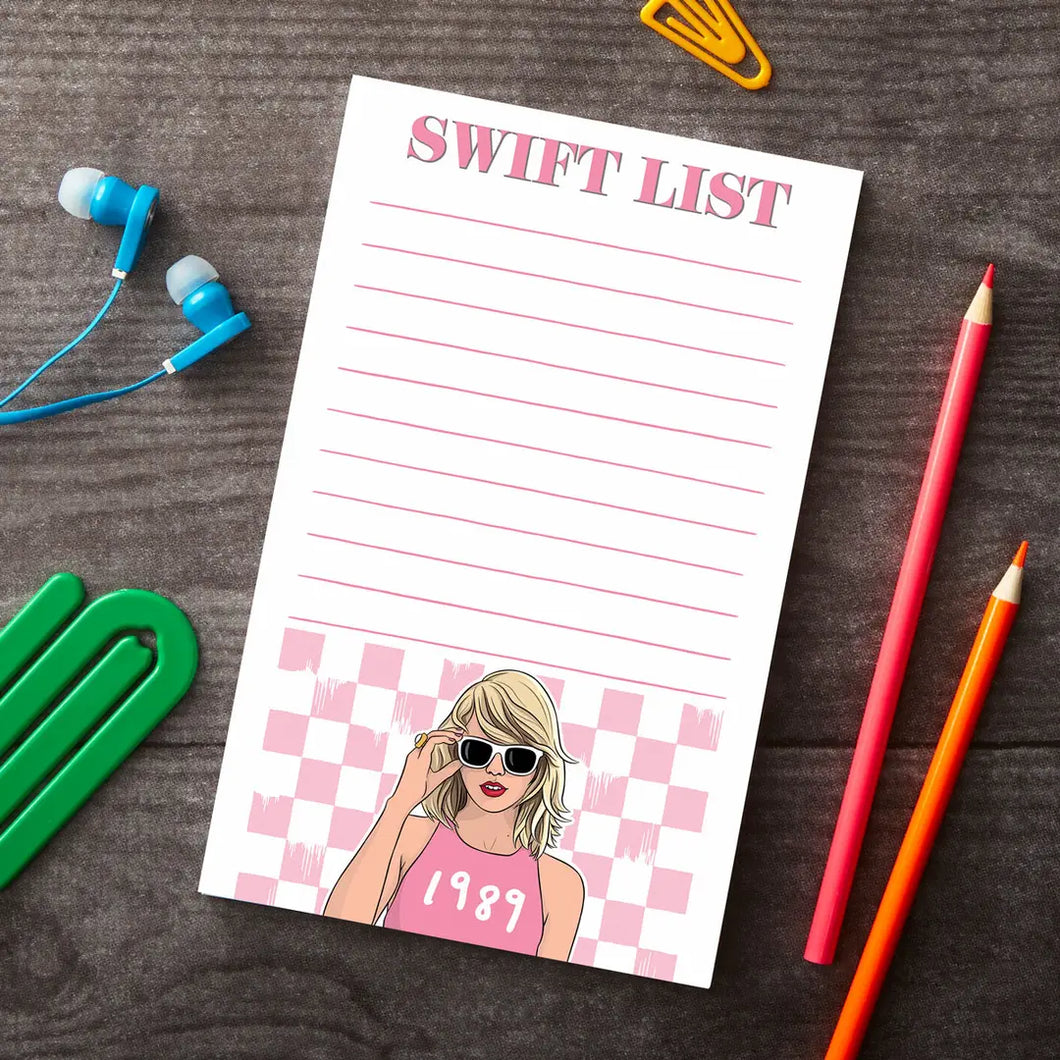 Taylor Swift - Swift List - Notepad