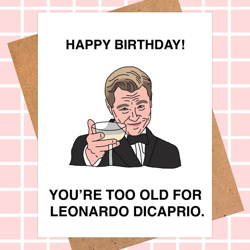 Leonardo Dicaprio Birthday Card